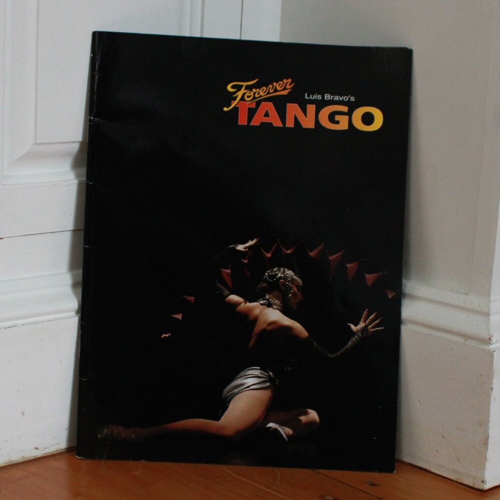 Vintage Luis Bravo's "Forever Tango" 1996 Souvenir Program Book